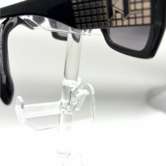 Karl Lagerfeld NEW Black Oversized Sunglasses - Picture 4 of 8